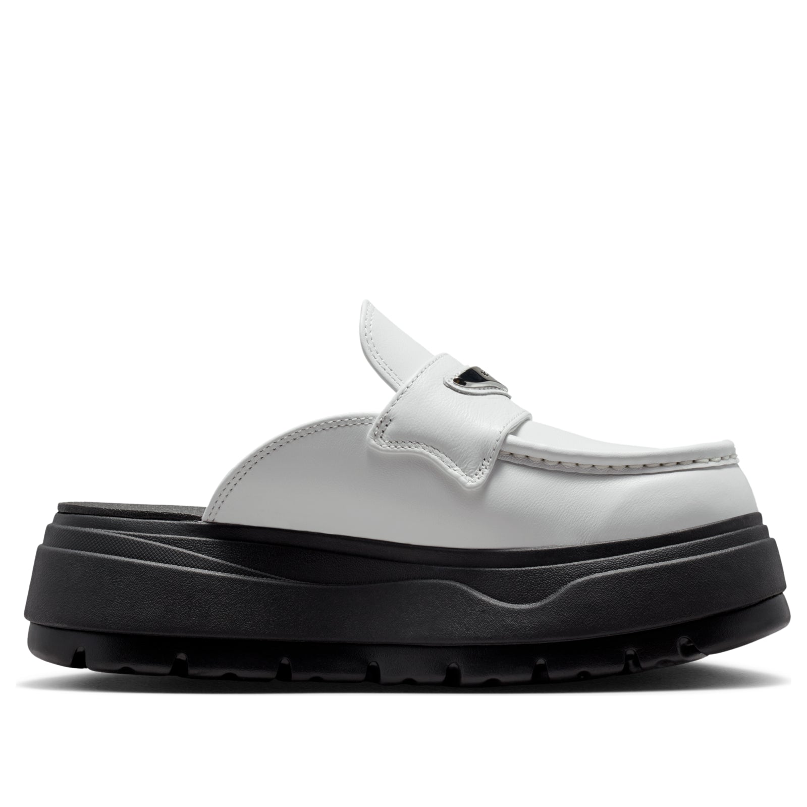 (WMNS) Air Jordan Mule 'Summit White Black Metallic Silver' HJ4292-100