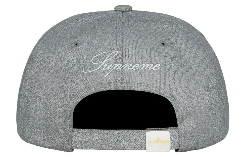 Supreme FW23 Week 10 STONE ISLAND Twill 6-Panel Cap 'Grey' SUP-FW23-2419
