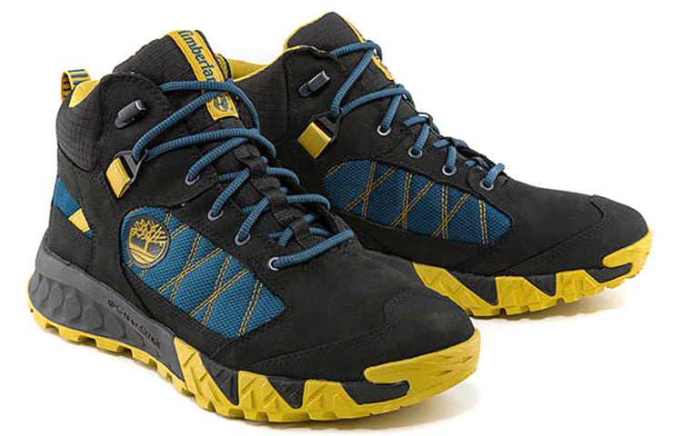 Timberland TrailQuest Waterproof Hiking Boots 'Black and Yellow' A2P2UM
