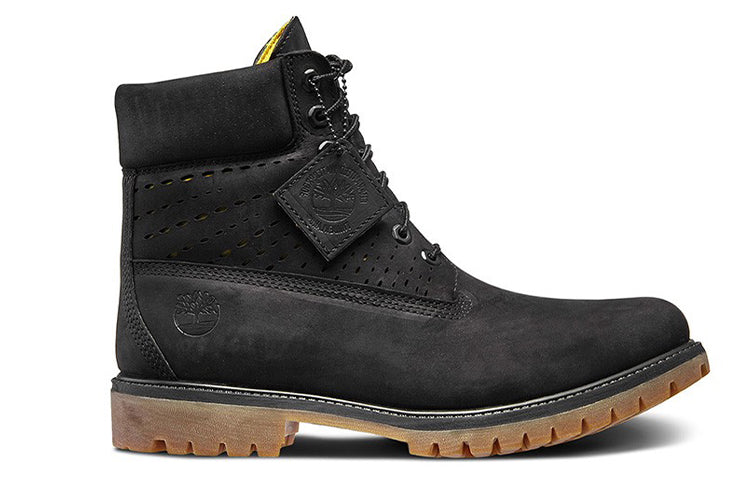 Timberland 6-Inch Premium Perforated Boot 'Black Nubuck' A1YN7