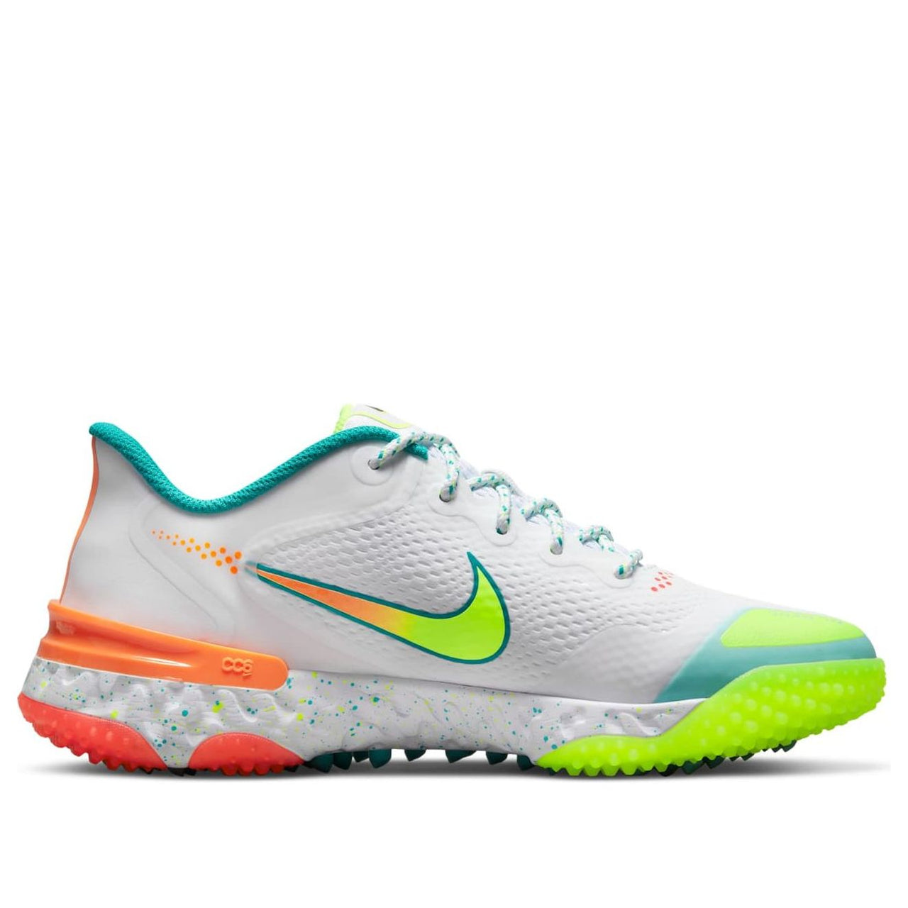(WMNS) Nike Alpha Huarache Elite 3 Turf 'White Turbo Green' CU8403-102