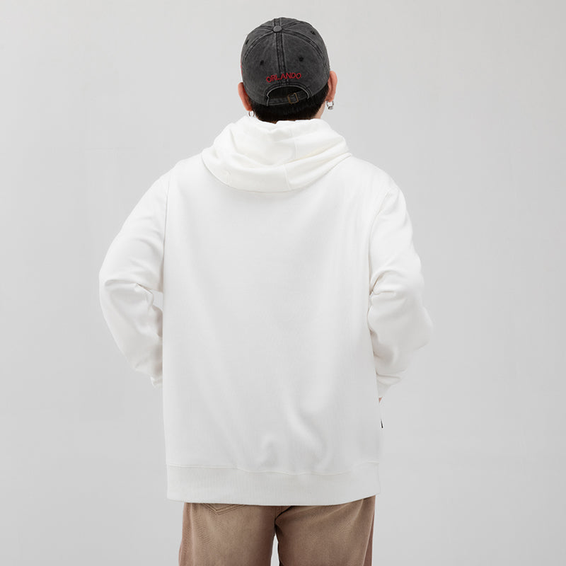 Mizuno Logo Casual Hoodie 'White' A2CA2A36