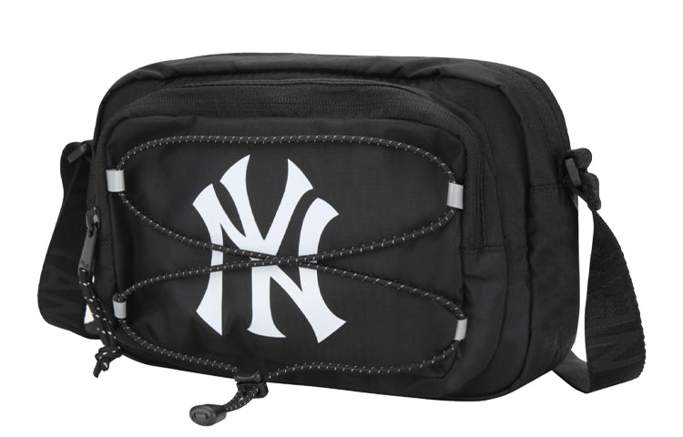 MLB String New York Yankees Logo Messenger Bag Black 32BGD4011-50L