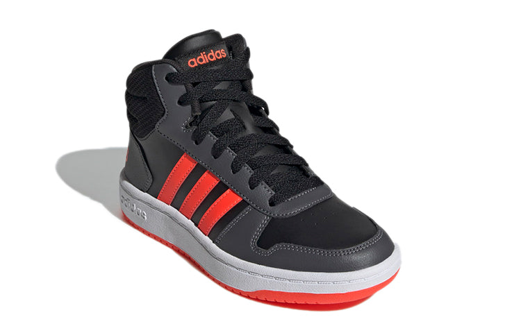 (PS) adidas Hoops 2.0 Mid 'Black Red' GZ7768