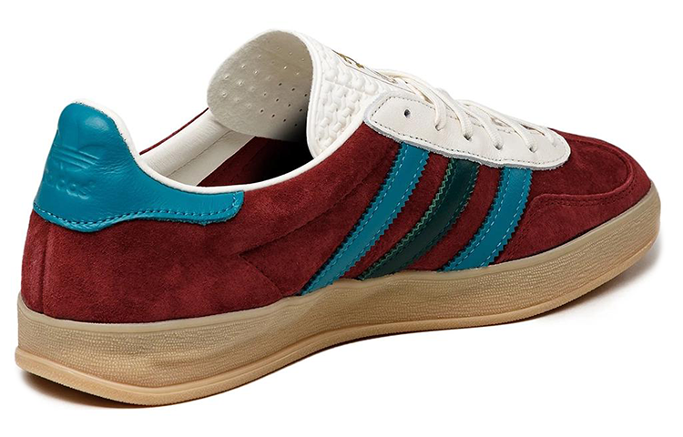 adidas Gazelle Indoor Shoes 'Burgundy Arctic Fusion Collegiate Green' IG4996