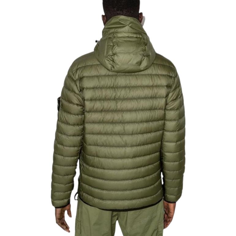 STONE ISLAND Real Down Jacket 'Olive' 761540324-V0058