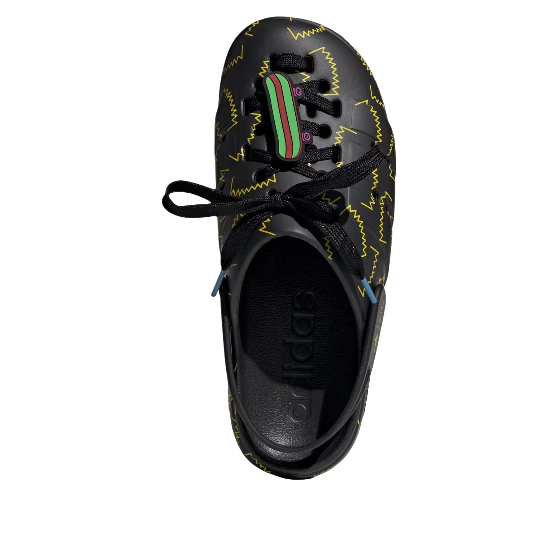 adidas x The Simpsons Adilette Clog 'Core Black Yellow' JS4910