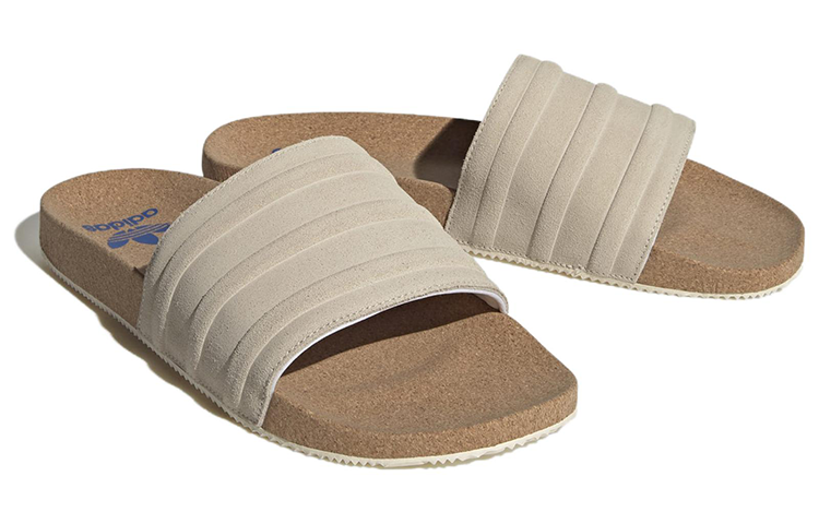 adidas Originals Adilette Premium Slides 'Cork Pack Wonder White' ID2016