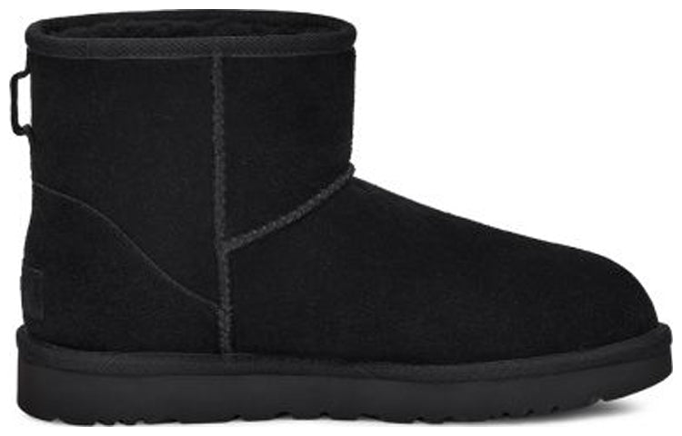 (WMNS) UGG Mini Broken Logo Boot 'Black White' 1127051-BLK