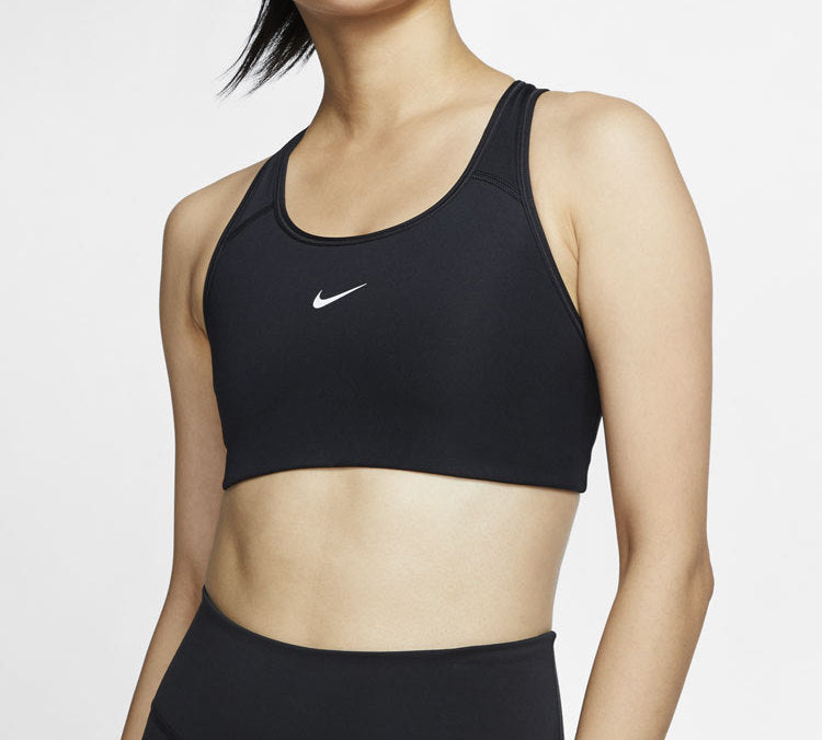 (WMNS) Nike Swoosh Medium-Support 1-Piece Pad Sports Bra 'Black' BV3637-010