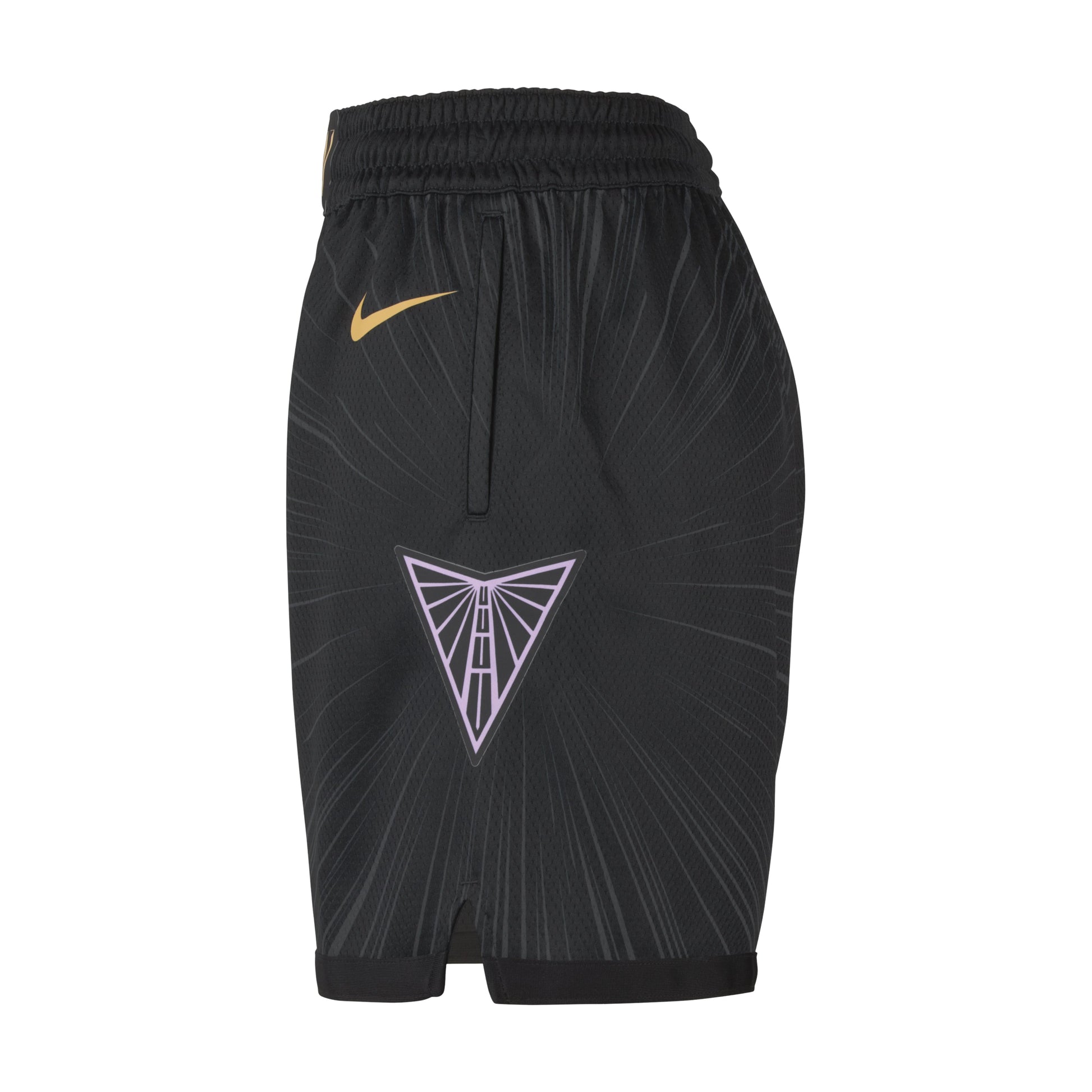 (WMNS) Nike Golden State Valkyries Dri-FIT WNBA Victory Shorts 'Black Club Gold' IF4893-010
