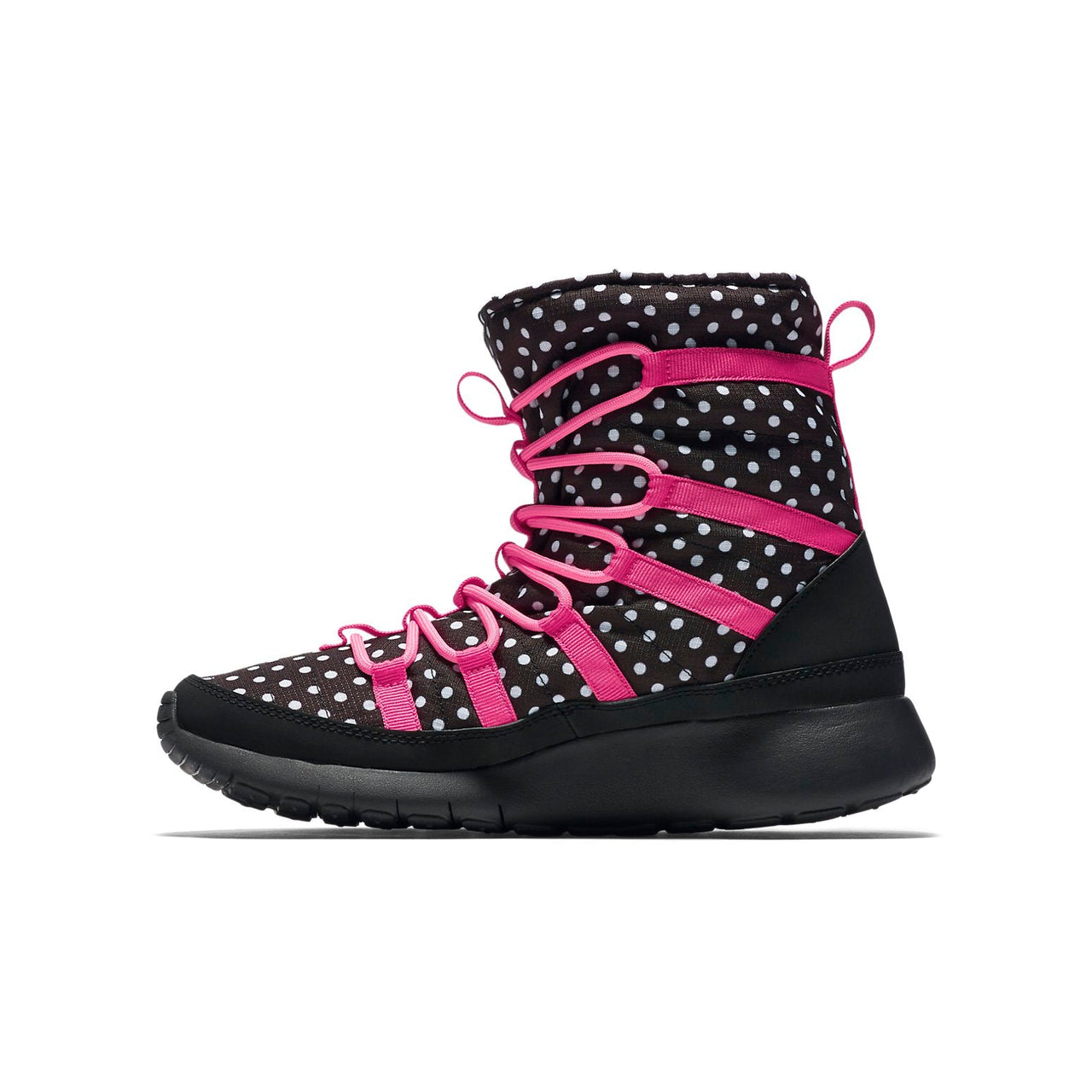 (GS) Nike Roshe One Hi 'Black Pink' 807744-001