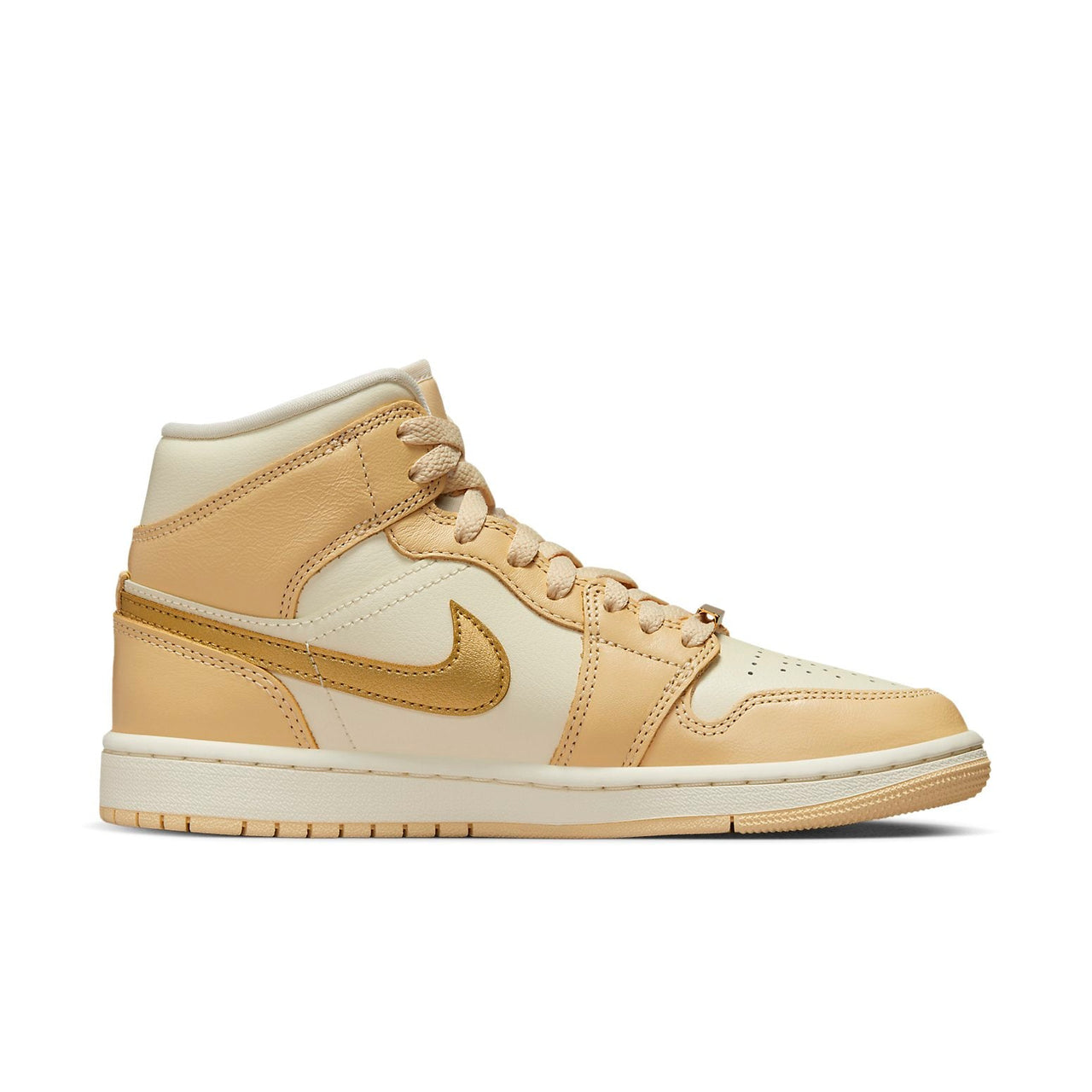 (WMNS) Air Jordan 1 Mid 'Pale Vanilla Gold' FB9892-200