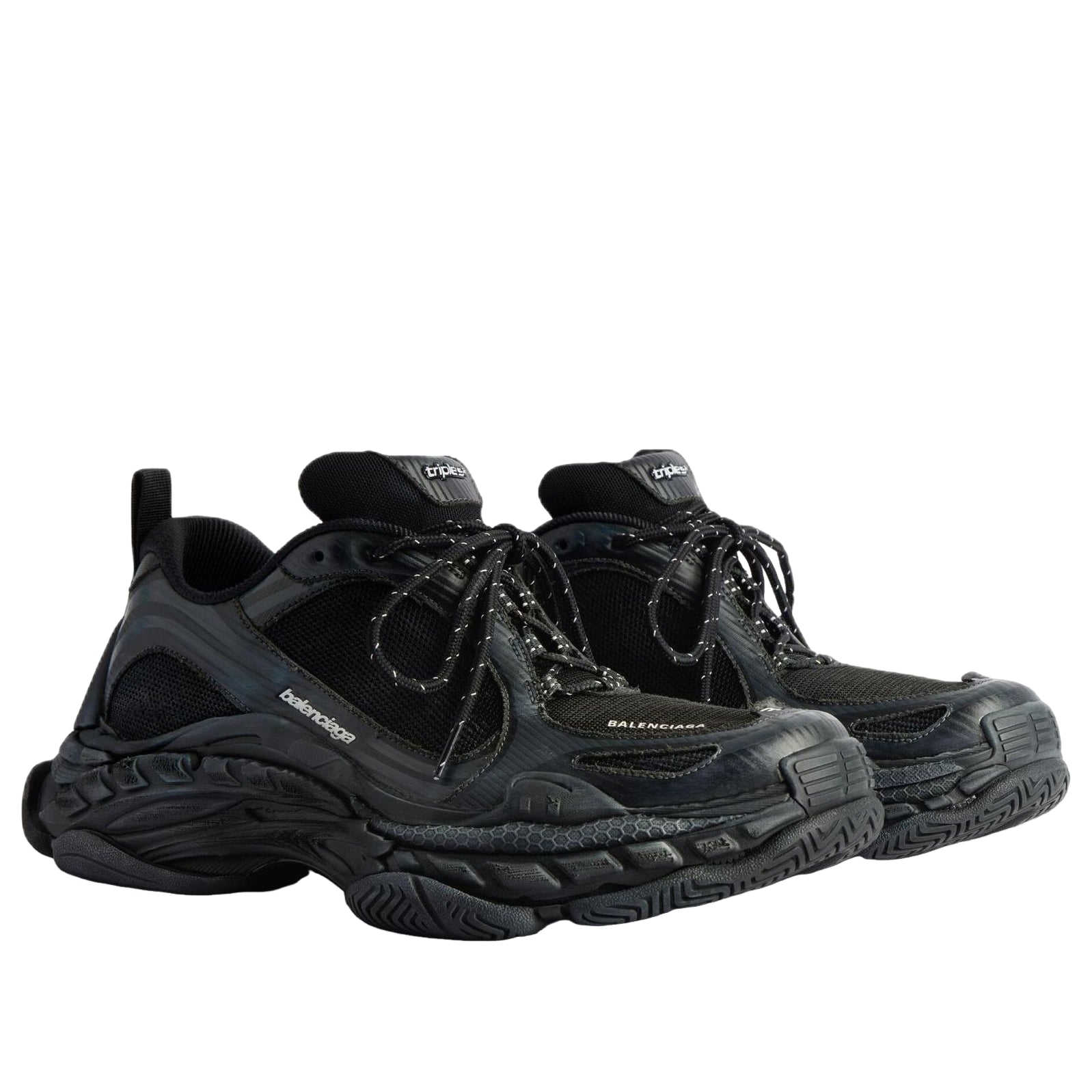 (WMNS) Balenciaga Triple S.2 Sneaker 'Black Dark Grey' 865851WTRS21011
