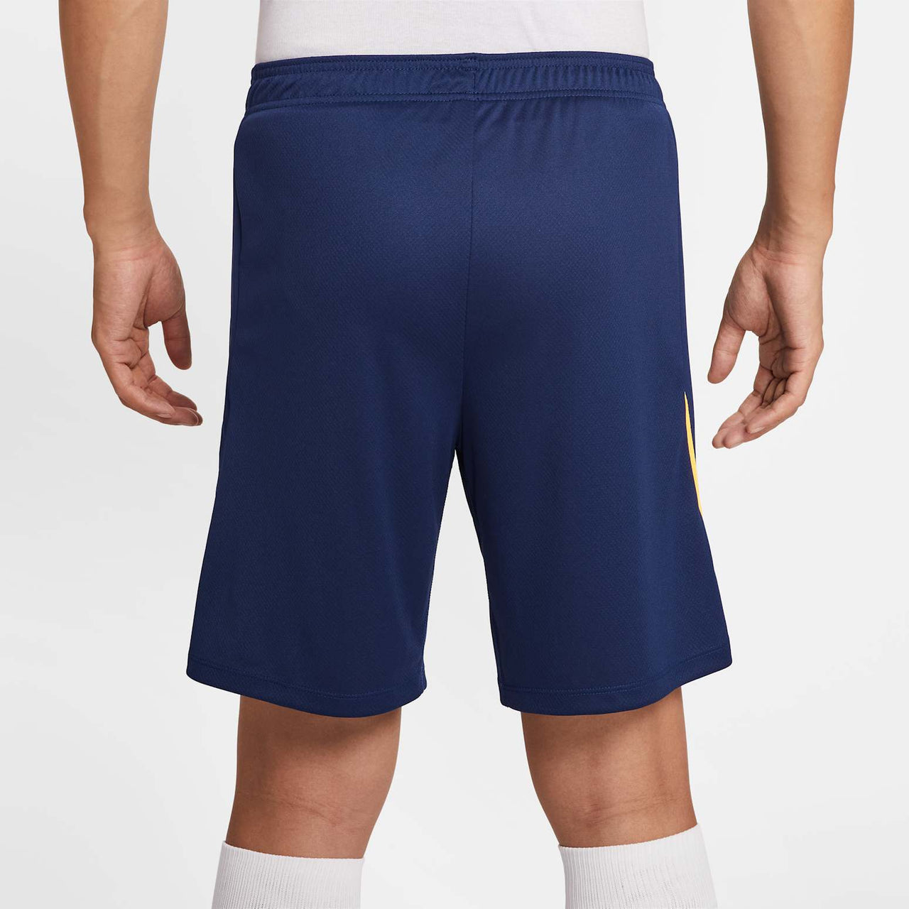 Nike Strike Dri-Fit Soccer Shorts 'Blue Void Laser Orange' FN2402-494