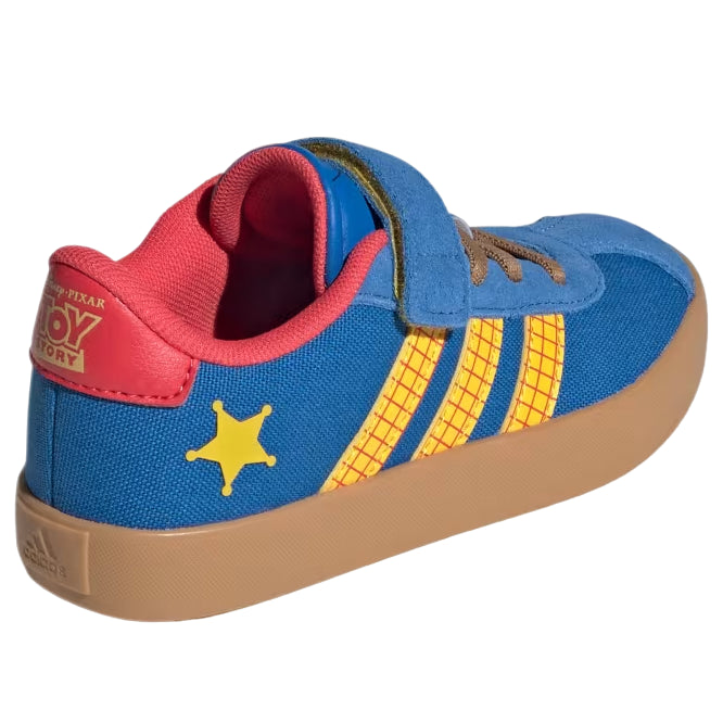 (PS) adidas x Pixar Toy Story VL Court 3.0 'Bright Royal Bold Gold Semi Lucid Red' JQ4382