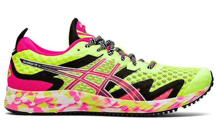 (WMNS) ASICS Gel-Noosa Tri 12 'Safety Yellow Pink Glo' 1012A578-751