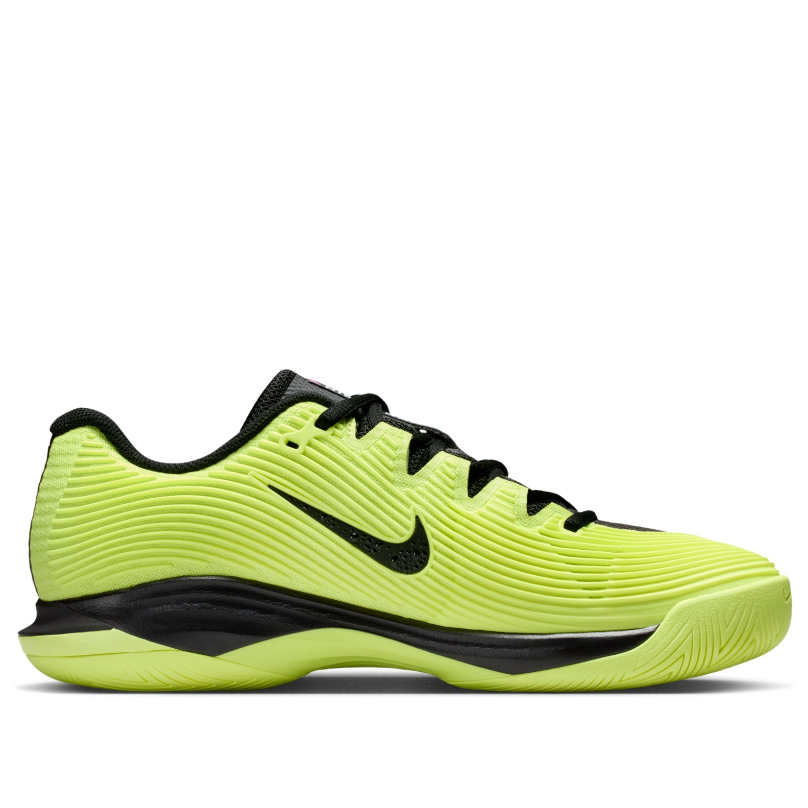 (WMNS) Nike Court Air Zoom Vapor 12 HC 'Black Light Lemon Twist Blue Ribbon Heather' IB6554-001