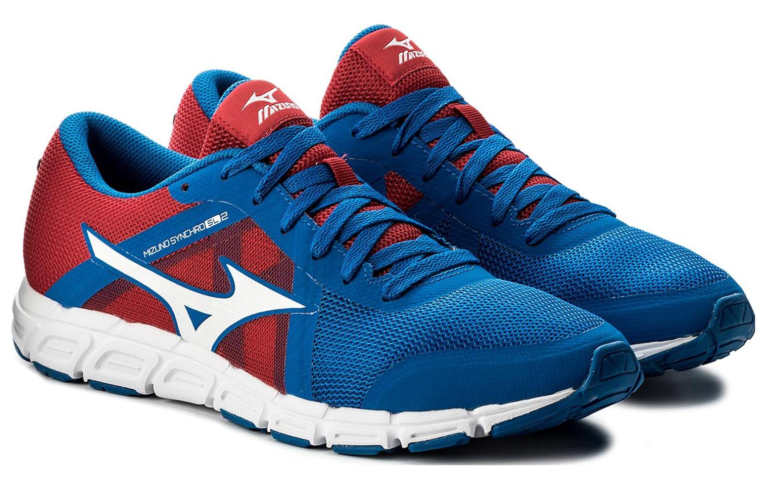 Mizuno Synchro S L 2 Low Tops Lightweight Red Blue White J1GE172808