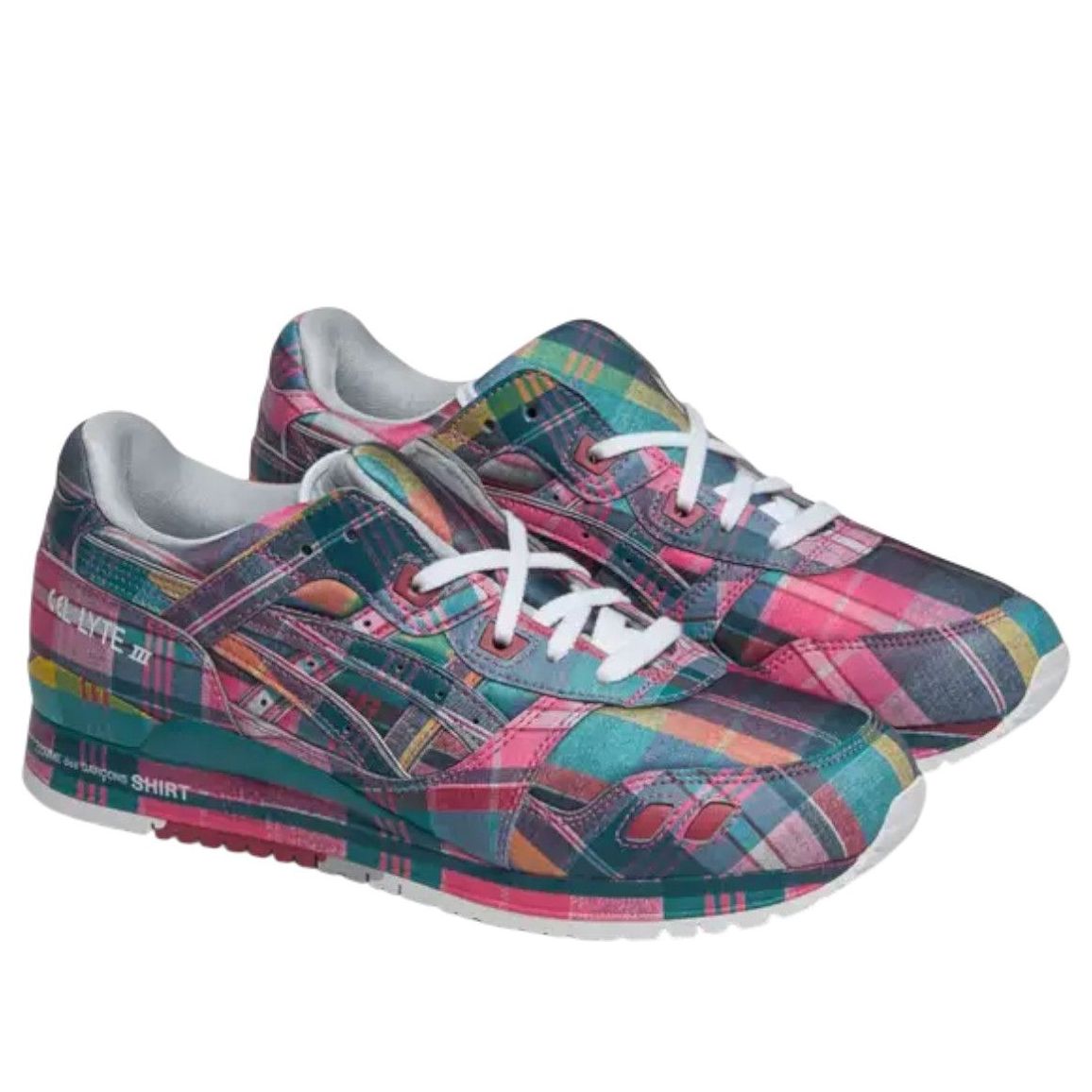 ASICS x COMME des GARCONS SHIRT Gel-Lyte III '07 Remastered 'Pink Plaid' 1203A824-700