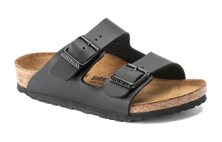 (GS) Birkenstock Arizona Kids Birko-Flor Sandals 'Black' 1005127