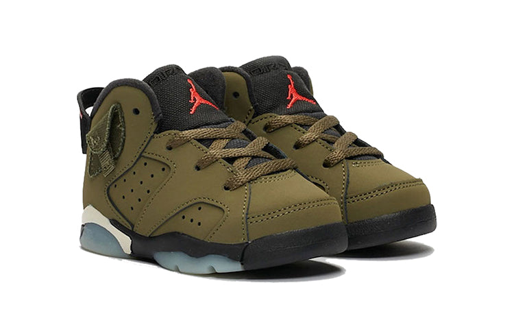 (TD) Air Jordan 6 Retro x Travis Scott 'Olive' CQ3567-200