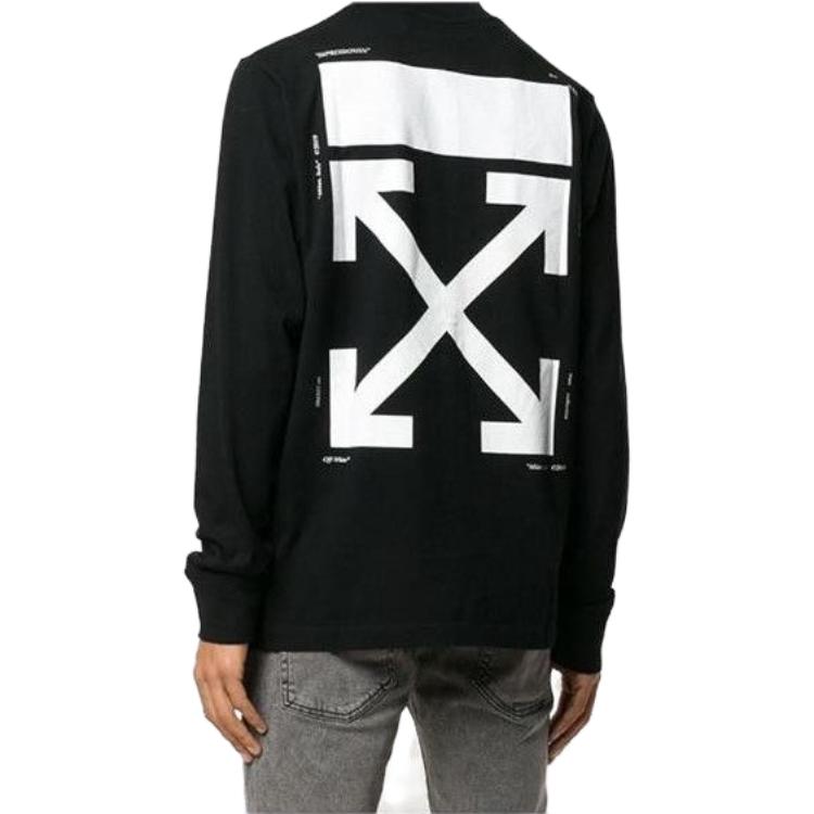 Off-White Kiss Printing Round Neck Black Slim Fit OMAB021R191850031088