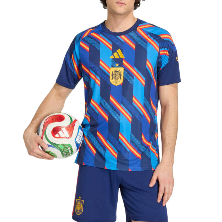 adidas Spain 26 Home Pre Match Jersey Asia Sizing 'Dark Blue' KA1906