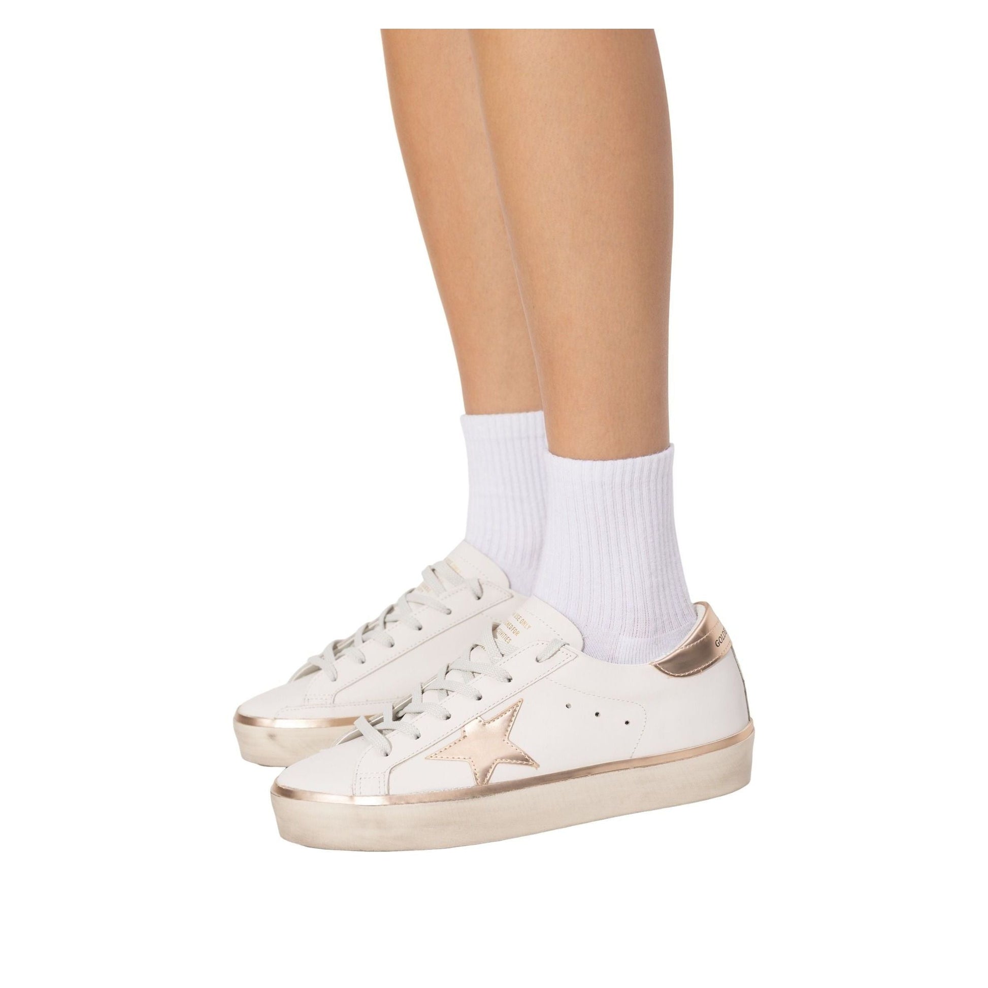 (WMNS) Golden Goose Hi Star 'White Taupe Gold' GWF00118-F008128-10961