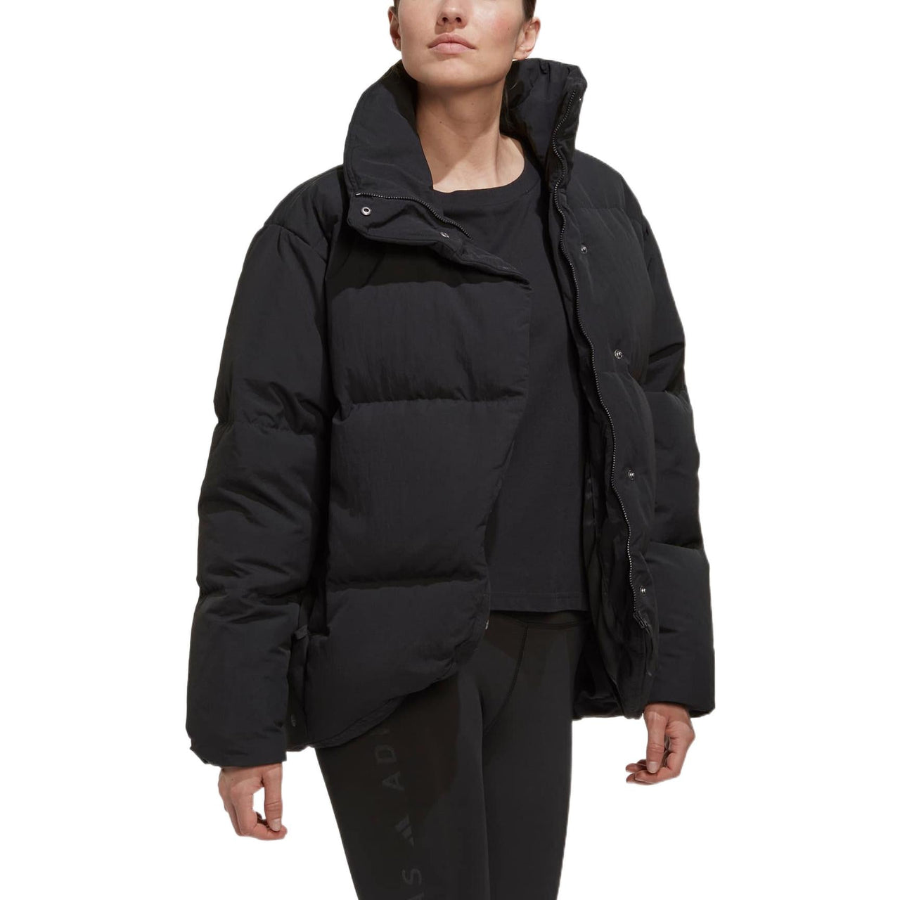 (WMNS) adidas Big Baffle Down Jacket 'Black' HN9934