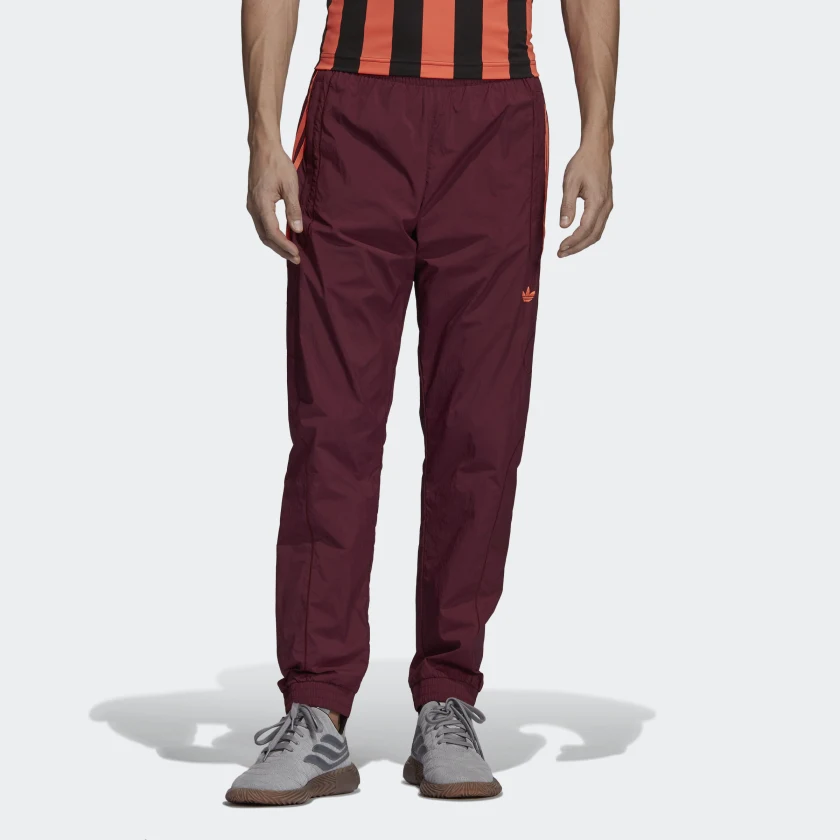 adidas Originals Flamestrike Woven Track Pants 'Maroon Orange' DU8129
