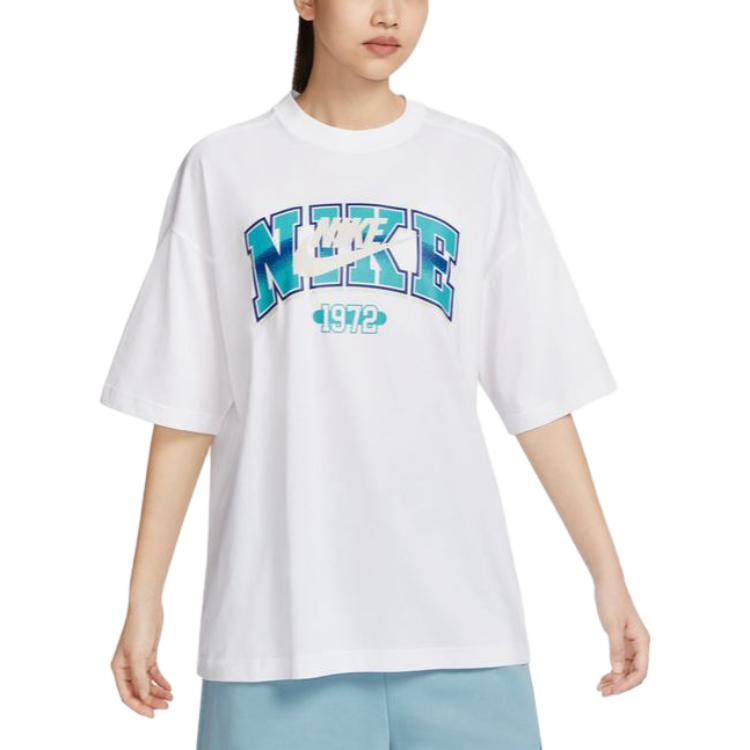 (WMNS) Nike Sportswear Boxy T-Shirt 'White' FQ7011-100