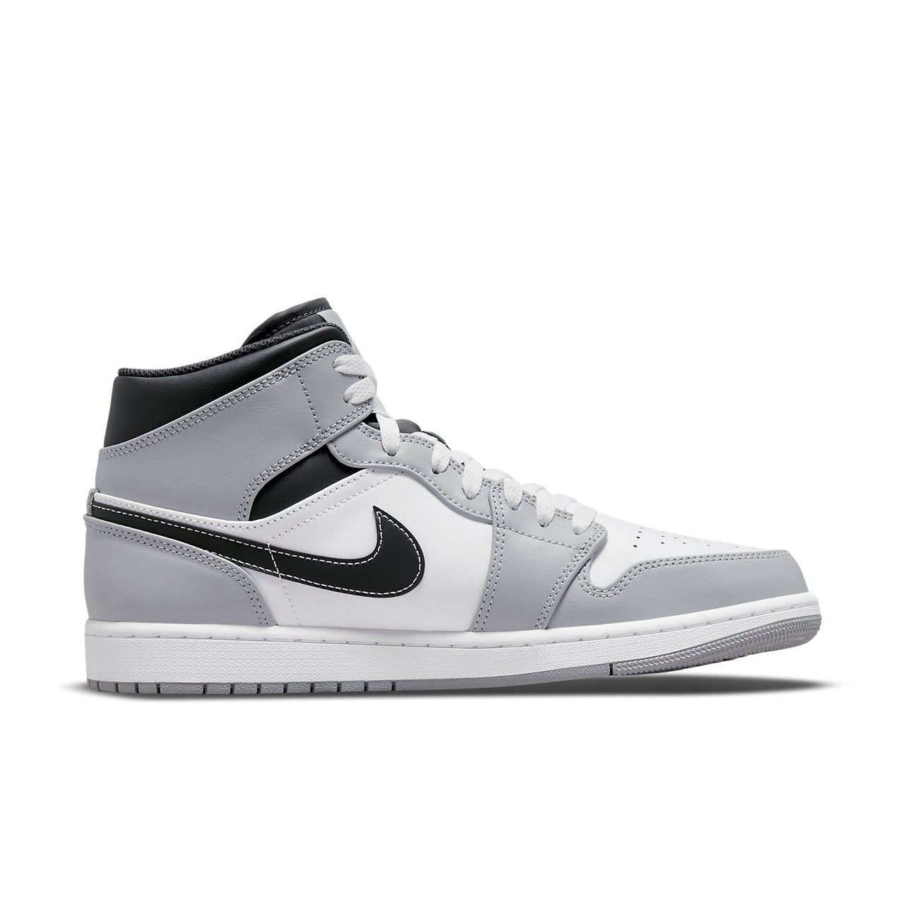حذاء Air Jordan 1 Mid "رمادي دخاني فاتح" رقم 554724-078