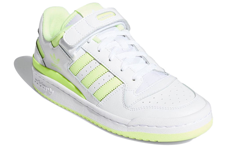 (WMNS) adidas originals Forum Low Shoes White/Yellow FY5121