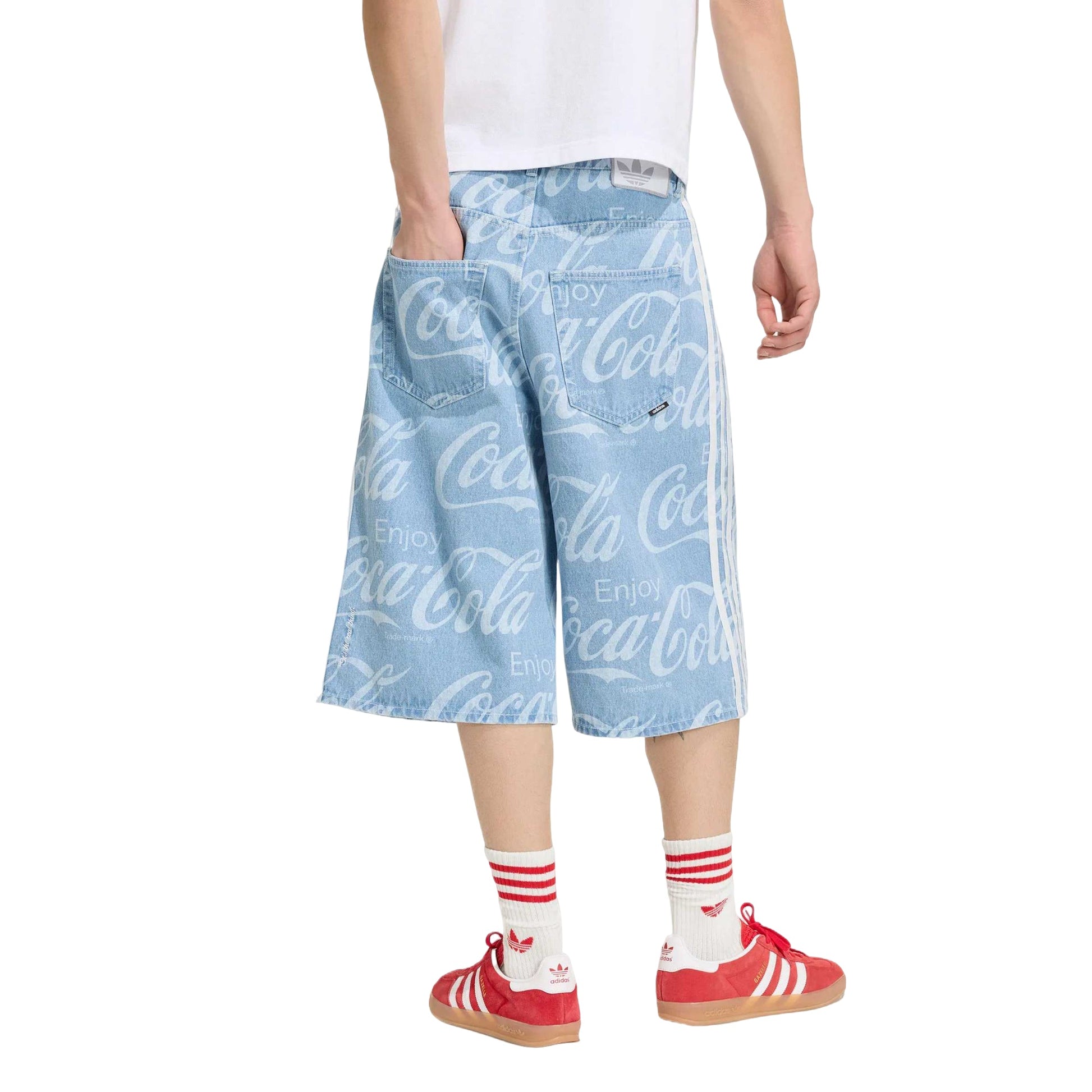 adidas x Coca-Cola Classic Sport Denim Short Asia Sizing 'Indigo Denim' KY2112