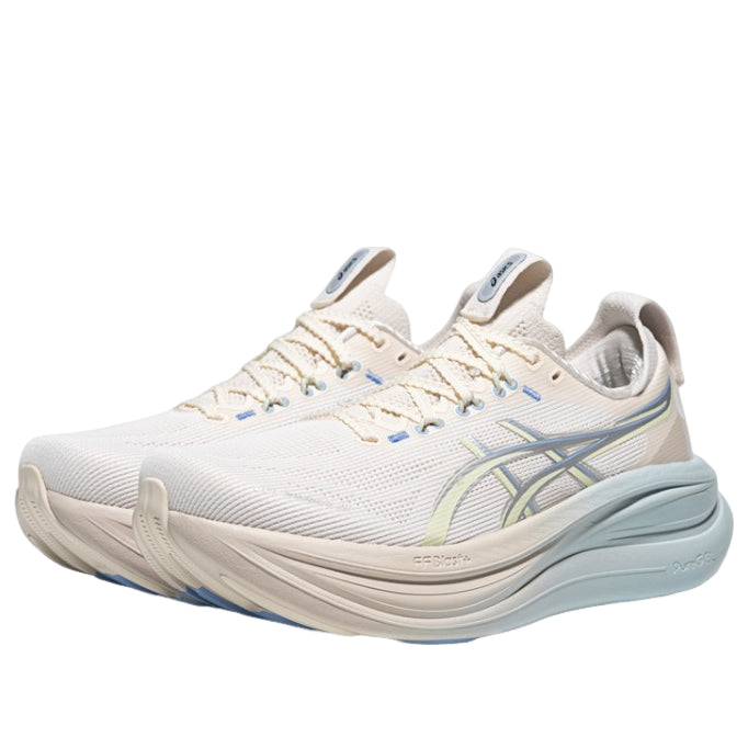 (WMNS) ASICS Gel-Nimbus 28 Glitter 'Cream Pure Silver' 1012C101-100