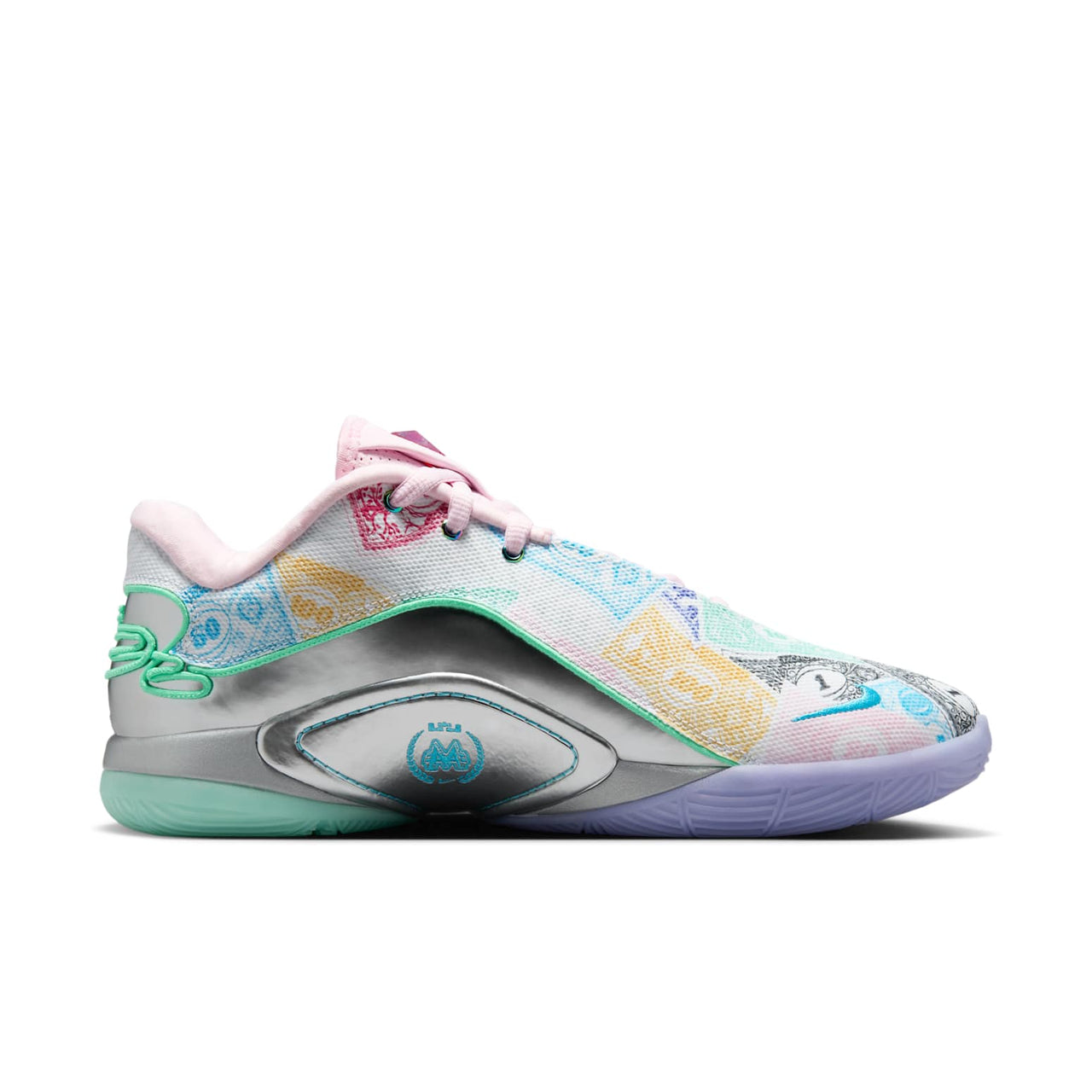 Nike x Monopoly LeBron 22 EP 'Baltic Blue Vapor Green Pink Foam' FZ1097-100