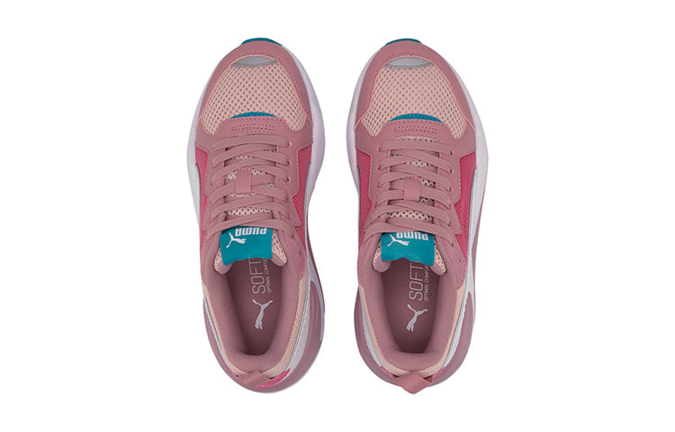 (GS) PUMA X-ray Sports Running Shoes Pink/White 372920-09