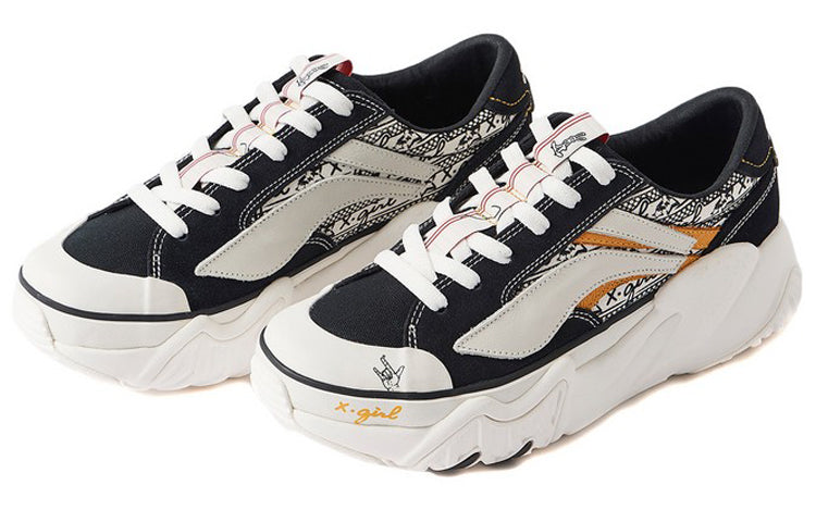 (WMNS) Li-Ning Wave Pro x Xlarge 'Black White yellow' AGCQ464-1