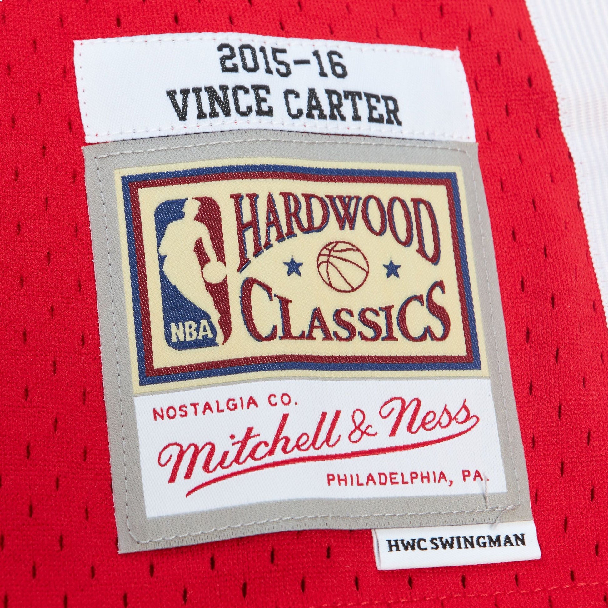 Mitchell & Ness x NBA Memphis Grizzlies HWC 2015-16 Swingman Jersey 'Vince Carter 15' SMJY6143-MGR15VCARED1