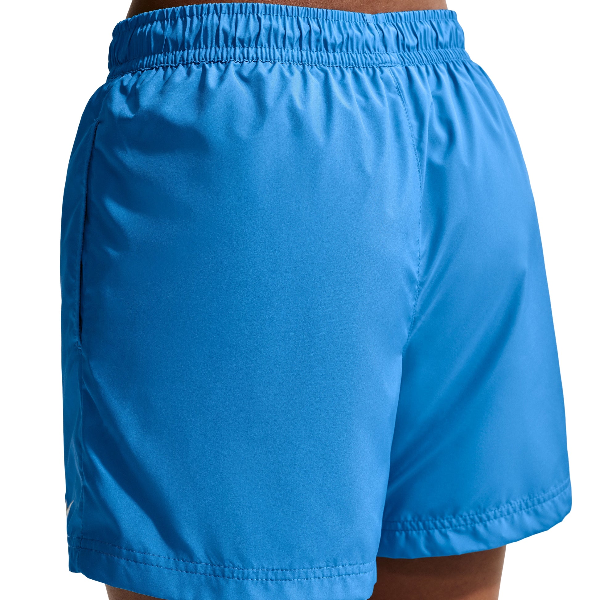 (WMNS) Nike Sportswear Classic Mid-Rise Woven Shorts 'Light Photo Blue Sail' FV7557-435
