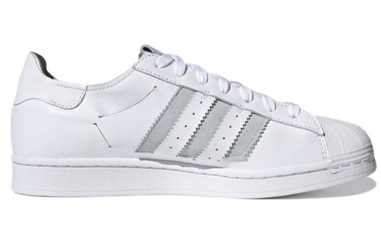 (WMNS) adidas originals Superstar 'White Grey' D97998