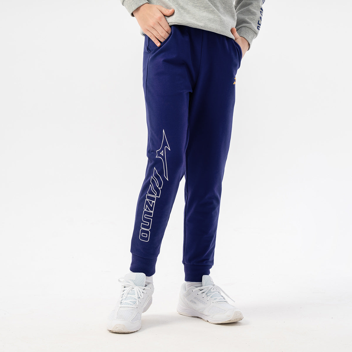 (GS) Mizuno Sportswear Pants 'Blue' 32CF3911