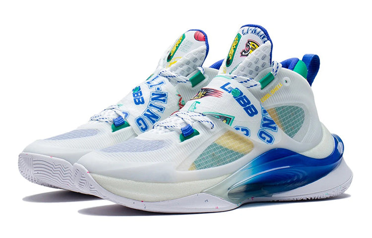 (GS) Li-Ning Pioneer Premium 2.0 'White Blue' YKBS014-3