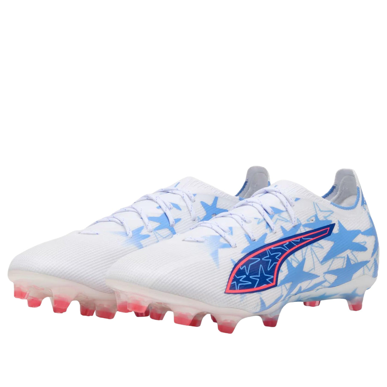 PUMA x Kidsuper x Christian Pulisic Ultra 6 Match FG/AG 'Puma White Pink Lilac Dusky Blue' 109273-01