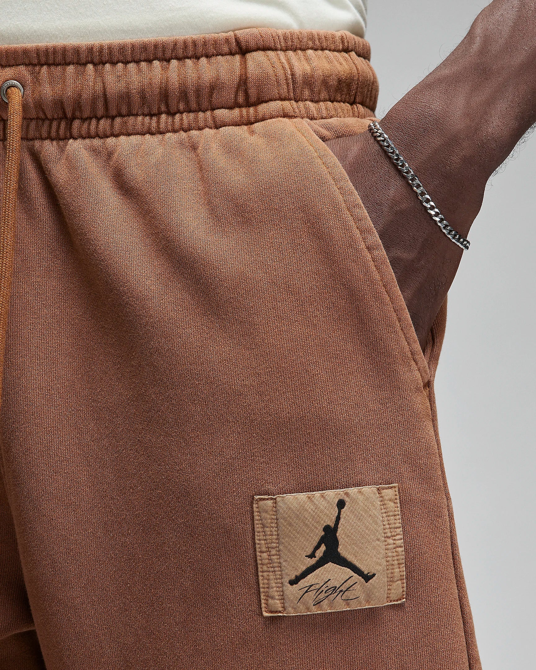 Air Jordan Flight Fleece Tracksuit Bottoms 'Light British Tan' FB7298-281
