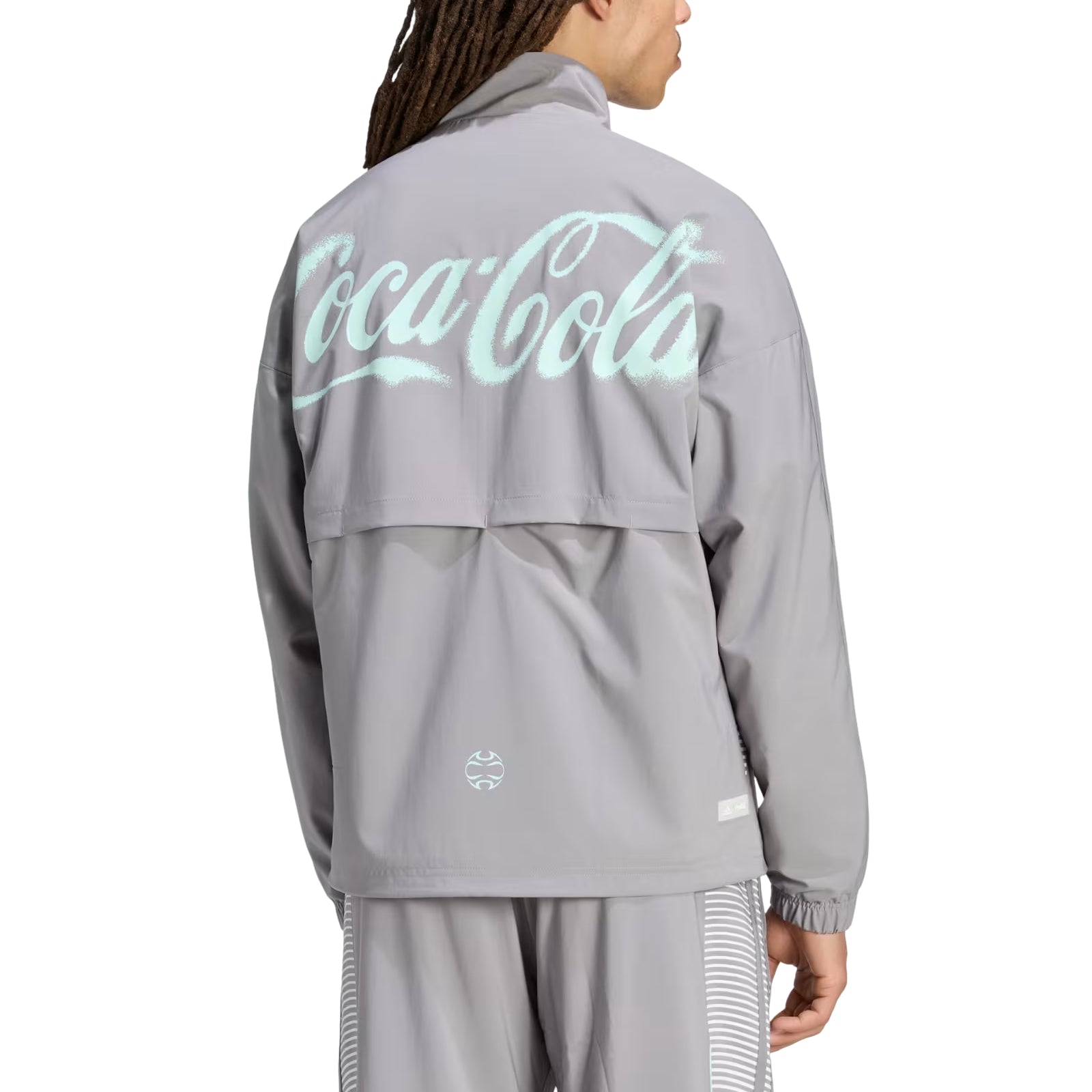 adidas x Coca-Cola Teamgeist 26 Track Jacket Asia Sizing 'Grey Three' KX0943