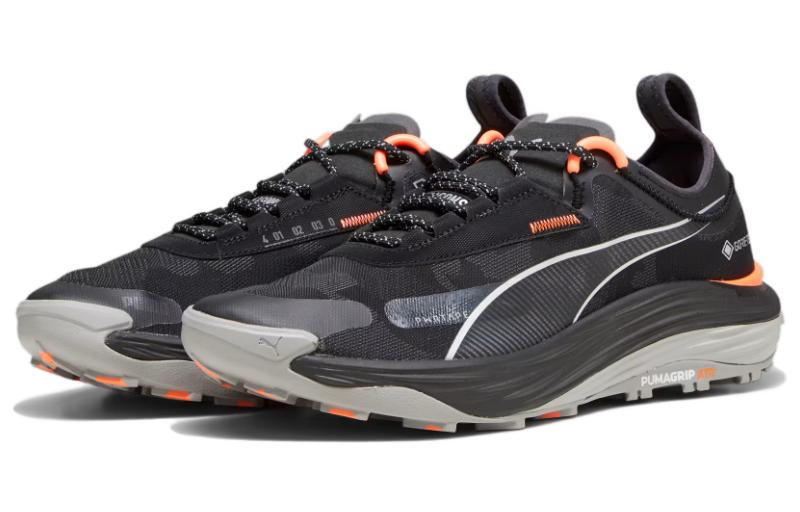 PUMA Voyage Nitro 3 GTX Trail Running Shoes 'Black Grey Orange' 377838-01