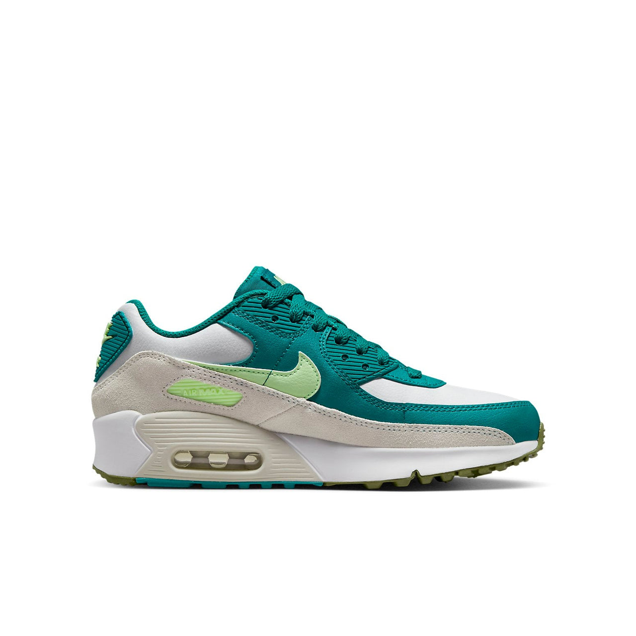 (GS) Nike Air Max 90 LTR 'Bright Spruce Barely Volt' CD6864-124