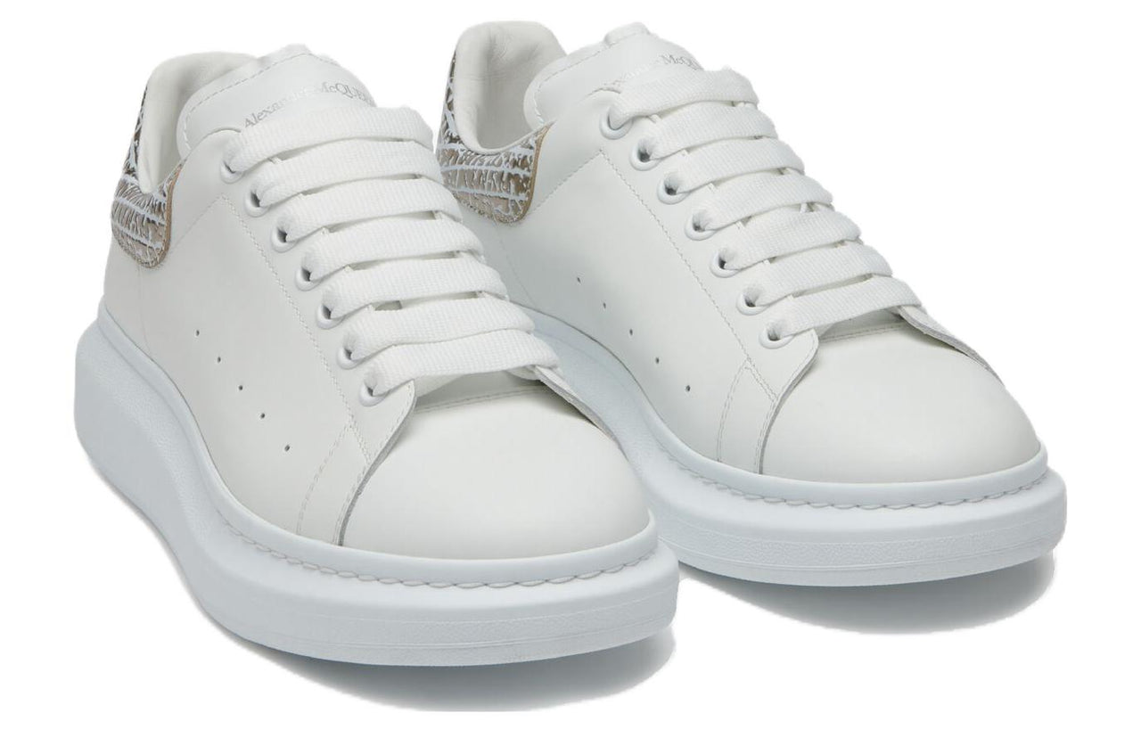 Alexander McQueen Oversized Sneakers 'White Silver' 777220WIE9I9071